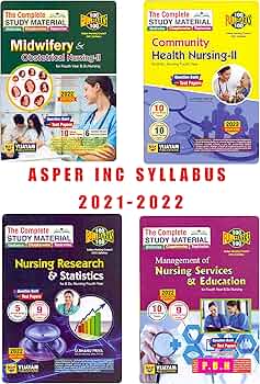 Buy THE COMPLETE STUDY MATERIALS BSC NURSING 4TH YEAR ( AS-PER INC